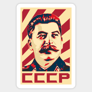 Joseph Stalin CCCP Retro Propaganda Sticker